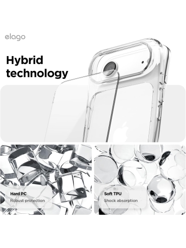 Elago для iPhone Air чехол HYBRID (pc/tpu) Clear