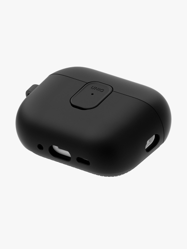 Uniq для Airpods Pro 3 чехол CLYDE Lock case Black/Dark Grey