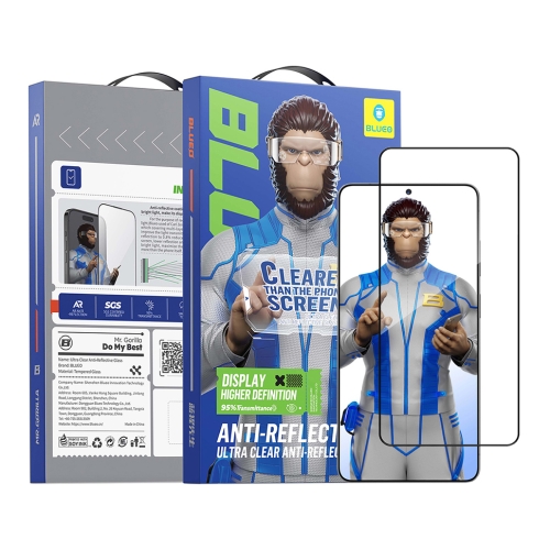 BlueO стекло для Galaxy S26, AR Anti-reflective Black (ультра-прозрачное)