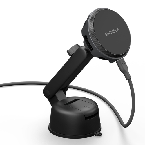 Energea Автодержатель-беспроводное ЗУ MagArctic Drive Qi 2.2  25W Air/Dash +АЗУ 45WGunmetal