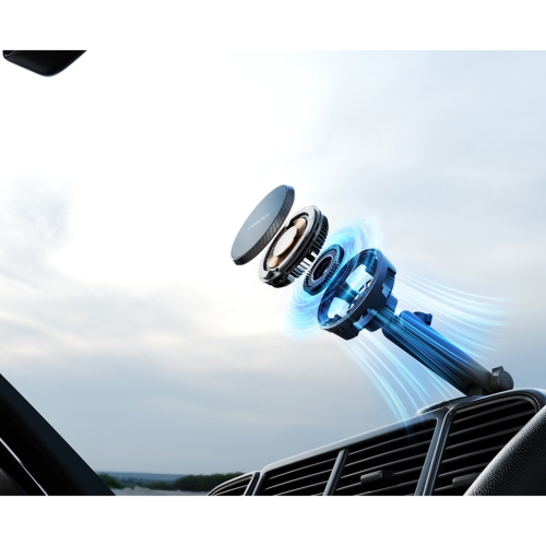 Energea Автодержатель-беспроводное ЗУ MagArctic Drive Qi 2.2  25W Air/Dash +АЗУ 45WGunmetal