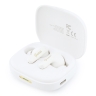 Guess Наушники TWS Bluetooth PU Leather Script metal logo with AI White