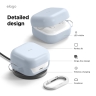 Elago для Galaxy Buds 4/4 Pro чехол Silicone Hang case Light Blue