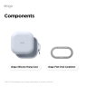 Elago для Galaxy Buds 4/4 Pro чехол Silicone Hang case Light Blue