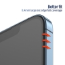 BlueO стекло для iPhone 18 Pro/17 Pro/17/16 Pro, AR Anti-refl AG Matte UltraHD Black
