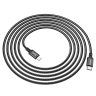 HOCO кабель X14 Double speed PD20W charging data cable iPhone (L=2M) Black