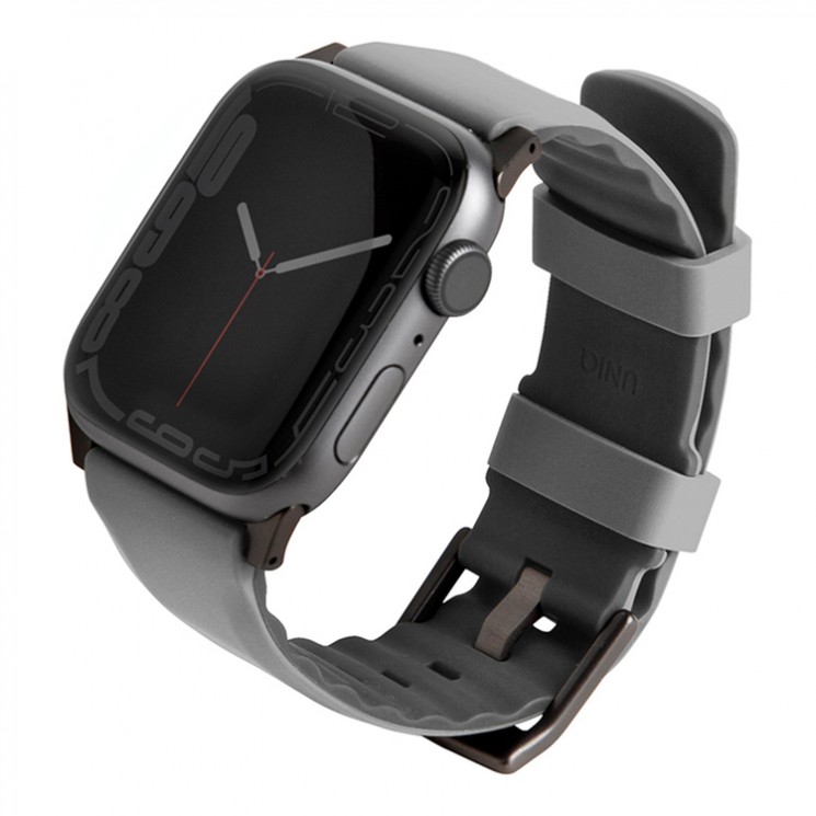 Ремешок Uniq Linus Airosoft silicone для Apple Watch All 38-40-41 мм, серый