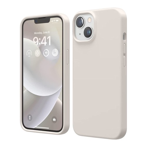Чехол Elago Soft Silicone для iPhone 14 Plus, бежевый