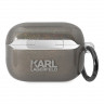 Чехол Lagerfeld TPU Glitters with ring NFT Karl & Choupette для Airpods Pro 2 (2022), черный