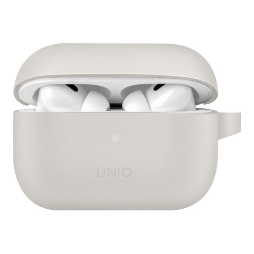 Чехол Uniq Vencer Silicone case +carabin and earstrap для AirPods Pro 2, серый
