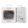 Чехол Guess Silicone Glitter с кольцом для Airpods Pro 2, черный