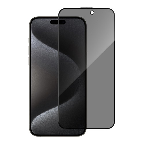 BlueO стекло для iPhone 15/14 Pro Anti-peep Black (антишпион)