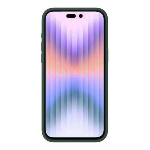 Nillkin для iPhone 15 Pro Max чехол CamShield Silky Silicone Foggy Green