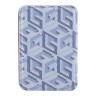 Guess магнитный бумажник Wallet Cardslot MagSafe PU G CUBE with metal logo Blue