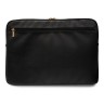 Guess для ноутбуков 16" чехол Sleeve PU Grained leather 4G metal logo with Zipper Black
