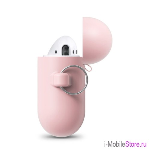 Чехол Elago Hang case для AirPods 1/2, розовый
