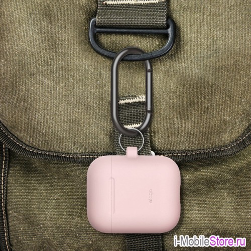 Чехол Elago Hang case для AirPods 1/2, розовый