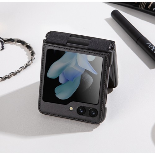 Nillkin для Samsung Galaxy Z Flip 5 5G чехол QIN (Plain) Booktype Black