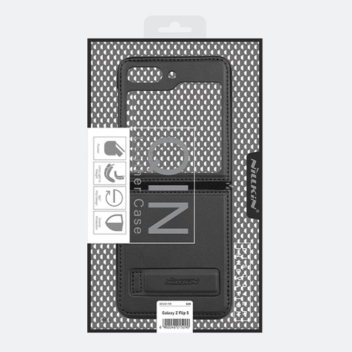 Nillkin для Samsung Galaxy Z Flip 5 5G чехол QIN (Plain) Booktype Black
