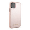 Чехол Guess Iridescent Hard PU кожа для iPhone 11 Pro, розовый