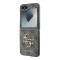 Guess для Galaxy Z Flip 6 чехол PU кожа 4G Big metal logo Brown