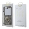 Guess для Galaxy Z Flip 6 чехол PU кожа 4G Big metal logo Brown