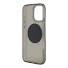 Mercedes для iPhone 16 Pro чехол PC/TPU Star pattern and Circle Black (MagSafe)