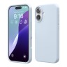 Elago для iPhone 16 чехол Soft silicone (Liquid) Light Blue