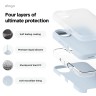 Elago для iPhone 16 чехол Soft silicone (Liquid) Light Blue