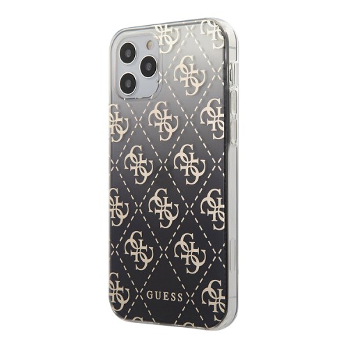 Чехол Guess 4G collection Hard Gradient для iPhone 12 Pro Max, черный