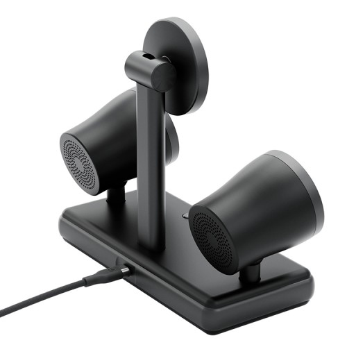 Energea Беспроводное СЗУ +Аудио MagAudio Stand 2in1 QI2 wireless MagSafe charger +Stereo speaker Gunmetal