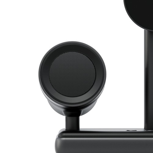 Energea Беспроводное СЗУ +Аудио MagAudio Stand 2in1 QI2 wireless MagSafe charger +Stereo speaker Gunmetal