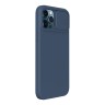 Чехол Nillkin CamShield Silky Silicone для iPhone 12 Pro Max, синий