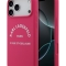Karl Lagerfeld для iPhone 17 Pro Max чехол Liquid silicone RSG logo Hard Fuchsia (MagSafe)