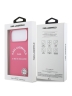 Karl Lagerfeld для iPhone 17 Pro Max чехол Liquid silicone RSG logo Hard Fuchsia (MagSafe)