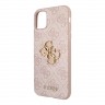 Чехол Guess 4G Big metal logo Hard для iPhone 11 | XR, розовый