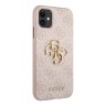 Чехол Guess 4G Big metal logo Hard для iPhone 11 | XR, розовый