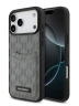 Karl Lagerfeld для iPhone 17 Pro Max чехол PU Saffiano Monogram with Cardslot Hard Silver