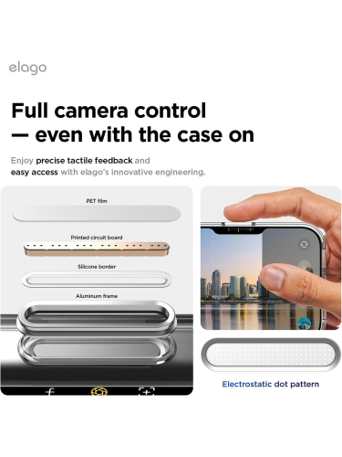Elago для iPhone Air чехол Magnetic HYBRID (pc/tpu) Clear (MagSafe)