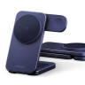 Energea Беспроводное СЗУ MagTrio 2, 3in1 magnetic wireless foldable charger Qi2 25W Blue