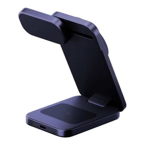 Energea Беспроводное СЗУ MagTrio 2, 3in1 magnetic wireless foldable charger Qi2 25W Blue