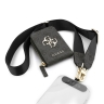 Guess шнурок на шею Universal Crossbody PU Strap 4G Big metal Logo + Smartphone patch + Wallet Black