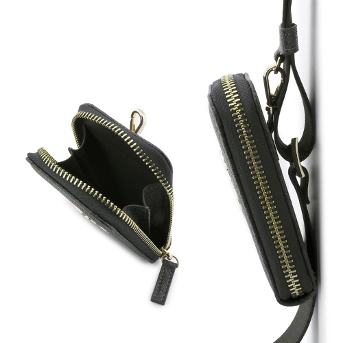 Guess шнурок на шею Universal Crossbody PU Strap 4G Big metal Logo + Smartphone patch + Wallet Black