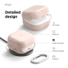 Elago для Galaxy Buds 4/4 Pro чехол Silicone Hang case Sand Pink