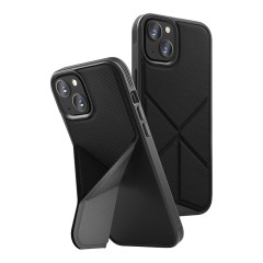 Чехол подставка Uniq Transforma для iPhone 14 Plus, черный (MagSafe)