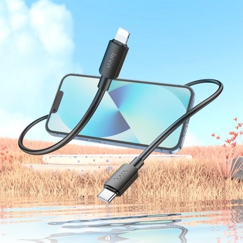 HOCO кабель X96 Hyper PD20W charging data cable USB-C to iPhone (L=1M) Black