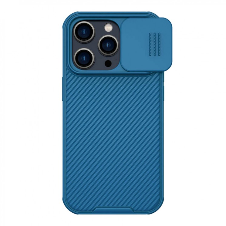 Чехол Nillkin CamShield Pro Magnetic для iPhone 14 Pro Max, синий (magsafe)