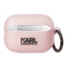 Чехол Lagerfeld TPU with ring NFT Choupette Translucent для Airpods Pro 2, розовый