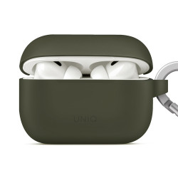 Чехол Uniq Vencer Silicone case +carabin and earstrap для AirPods Pro 2 (2022), зеленый