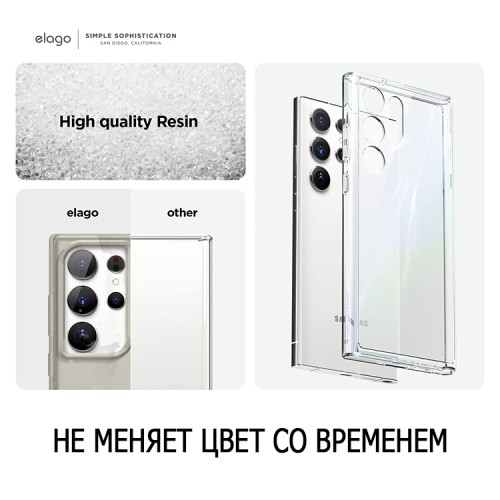 Чехол Elago HYBRID для Galaxy S23 Ultra, прозрачный